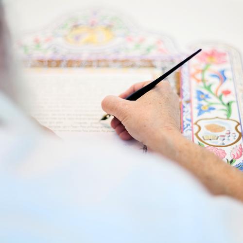 The ketubah signing Jewish wedding tradition