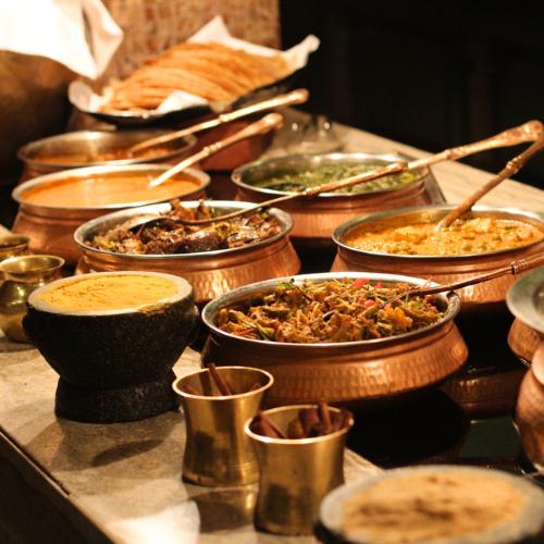 Array of food indian wedding traditions