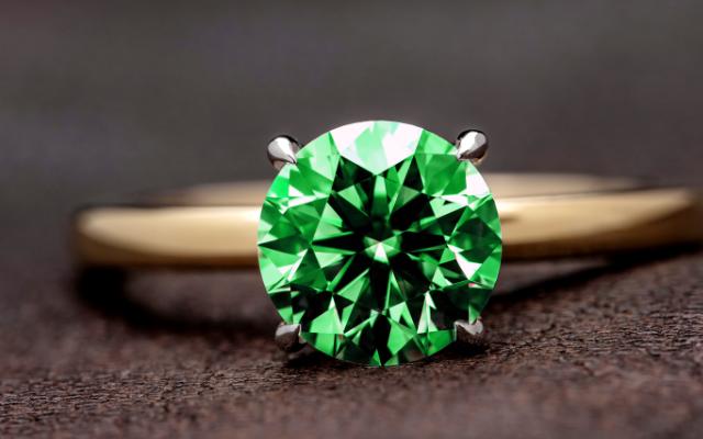 Alternative Engagement Rings featuring the gorgeous green emerald.