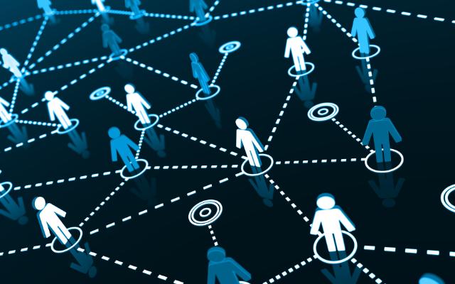 Professional Networking featuring a networking flow chart